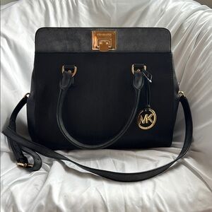 Michael Kors Black Leather Tote Bag - NWT